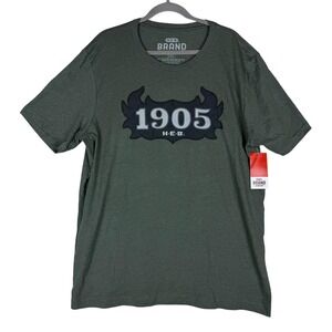 H-E-B Shirt Mens 2XL‎ Green 1905 Graphic T-Shirt Tee Brand Shop Texas Logo
